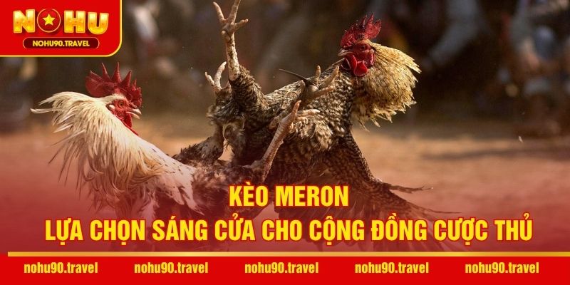 Kèo Meron - Lựa chọn sáng cửa cho cộng đồng cược thủ